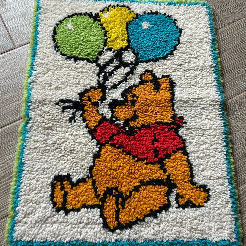 Disney Winnie the Pooh Wall Tapestry in Yellow, Red, Green, Blue